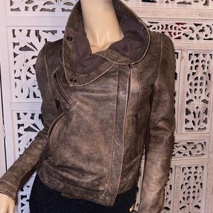 Warehouse leather moto jackets xs/s